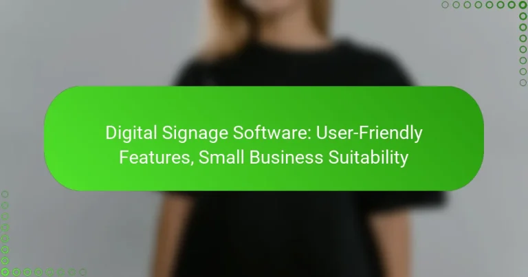 Digital Signage Software: User-Friendly Features, Small Business Suitability